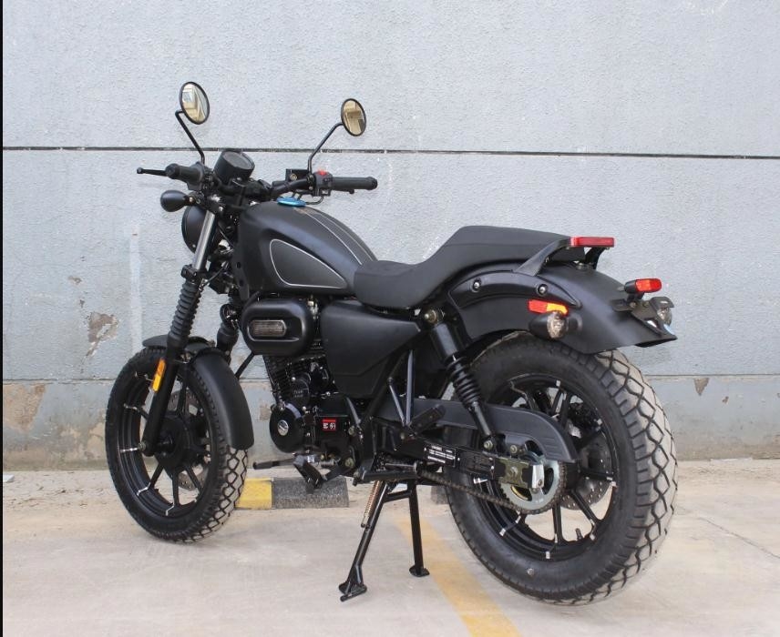 Xi lanh đơn Làm mát bằng không khí Xe máy Chopper 250cc 4 thì Kiểu nằm ngang